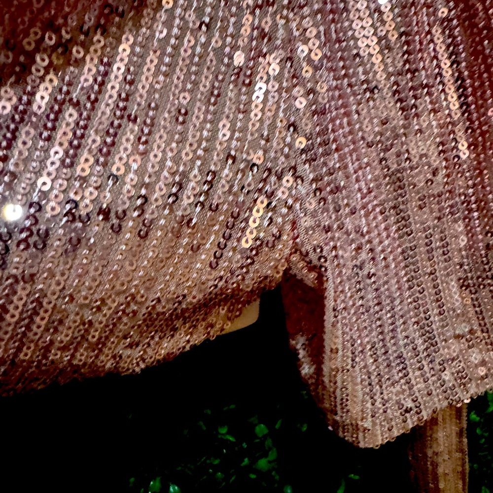 🔥5/$30🔥HEIRESS BOUTIQUE DRESSY SEQUIN ROMPER - Picture 7 of 11